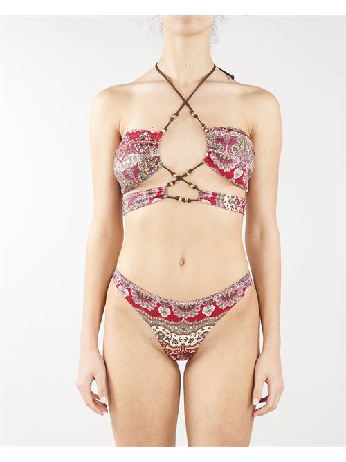 Bikini with strings and crossed band Miss Bikini MISS BIKINI | Swimsuits | V3013SFACARO